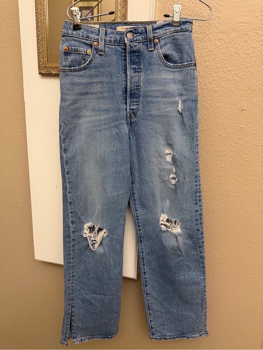 Levi’s rib cage straight jeans